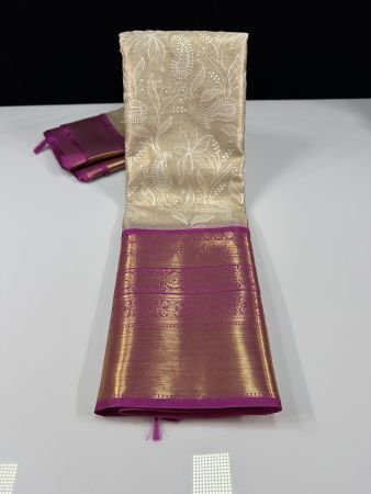 LIGHT MAGENTA CHIKANKARI