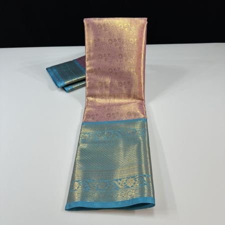 MARBLE BROCADE LILAC X SKYBLUE