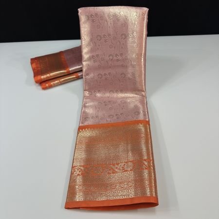 MARBLE BROCADE PINK X ORANGE