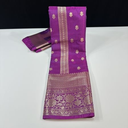 PURPLE ZARI STRIPE RHYTHM