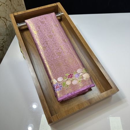 LAVENDER FANCY BORDER WORK