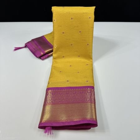 GOLD YELLOW MEENA VINTAGE